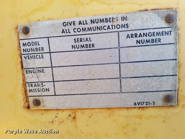 image for item DQ2061 1982 Caterpillar D7G  dozer