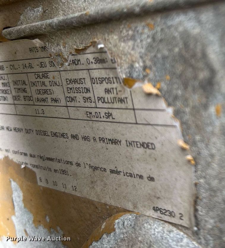 image for item DQ2064 1992 Peterbilt 379  winch truck