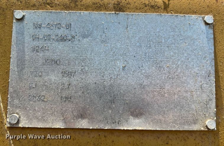 image for item DQ2069 2008 Caterpillar 924H  wheel loader