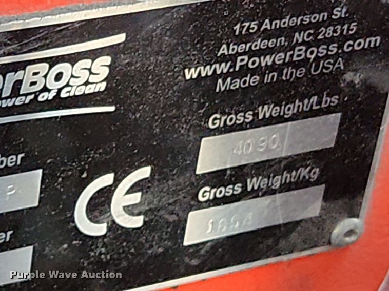 image for item DQ5392 Power Boss Armadillo 9XR  sweeper