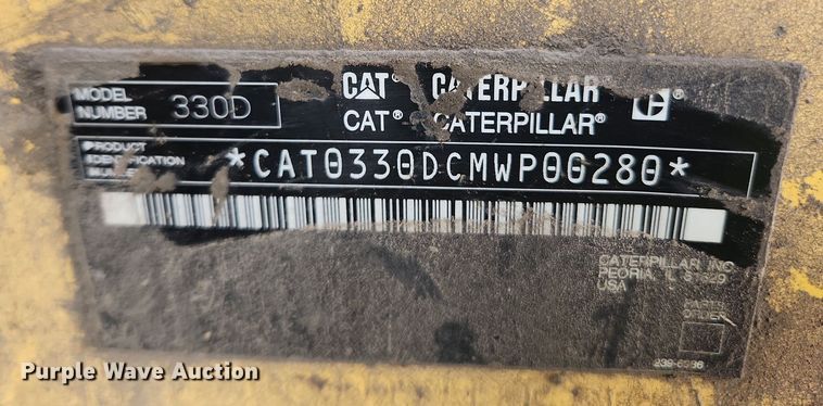 image for item DQ5394 2006 Caterpillar 330DL  excavator