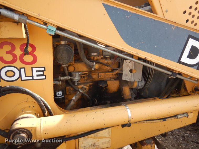 image for item DQ7319 2004 John Deere 210LE  landscape tractor