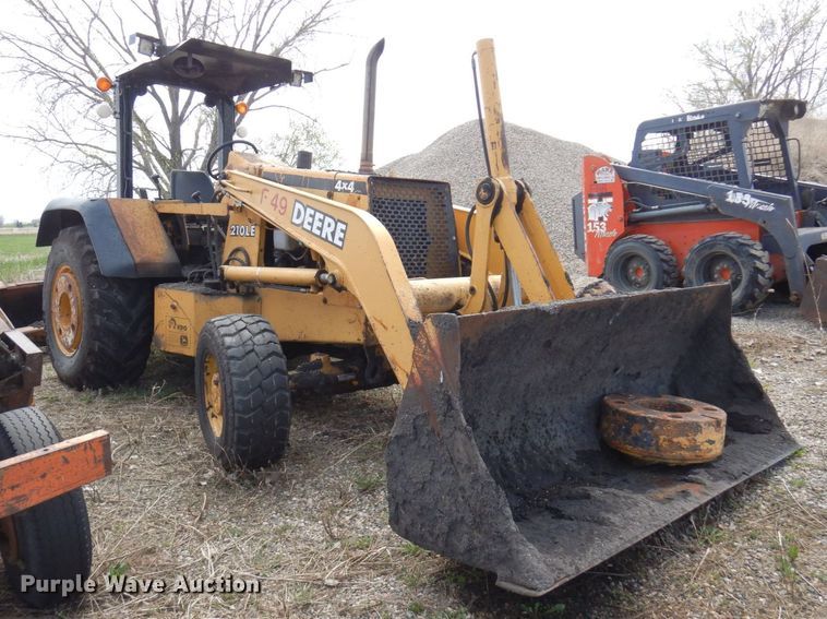 image for item DQ7326 John Deere 210LE  landscape tractor