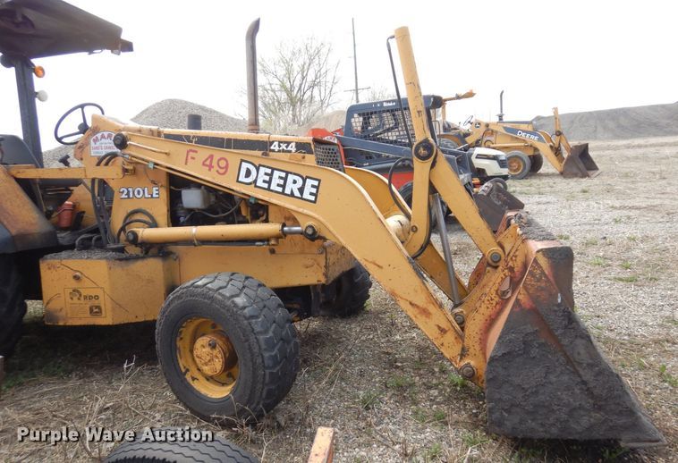 image for item DQ7326 John Deere 210LE  landscape tractor