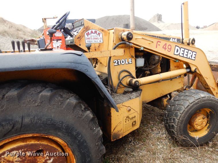 image for item DQ7326 John Deere 210LE  landscape tractor