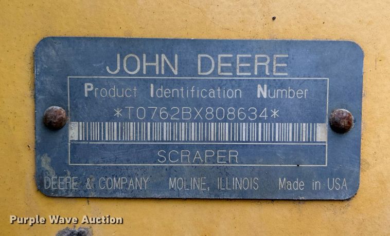 image for item DR4627 1995 John Deere 762B  elevating scraper