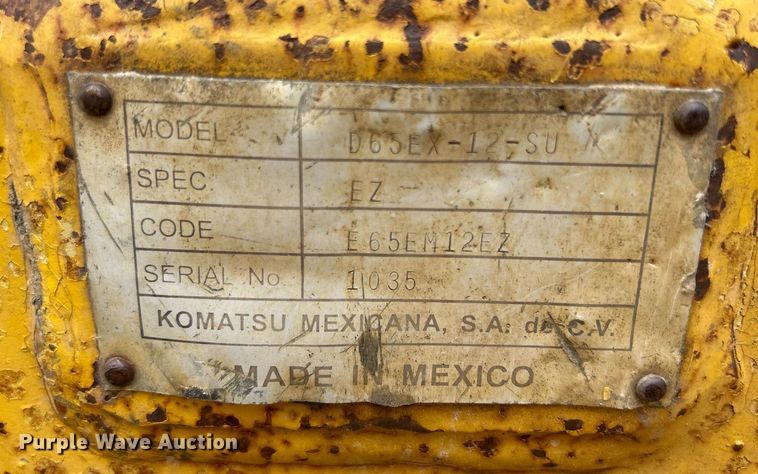 image for item DR4686 1999 Komatsu D65EX-12  dozer