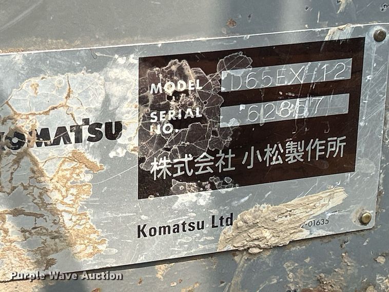 image for item DR4686 1999 Komatsu D65EX-12  dozer