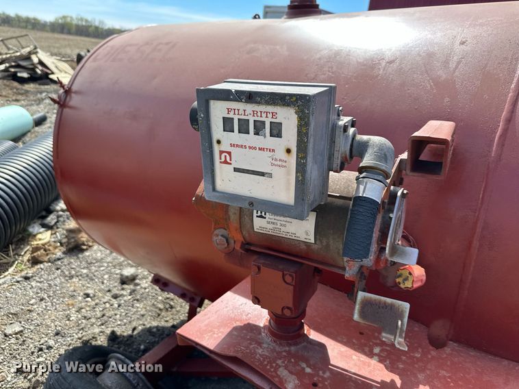 image for item DR5187 Shop built  tank trailer