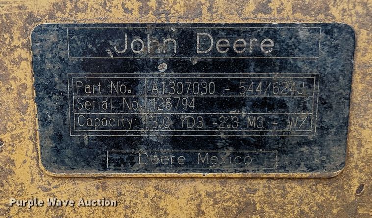 image for item DR6969 2006 John Deere 544J  wheel loader