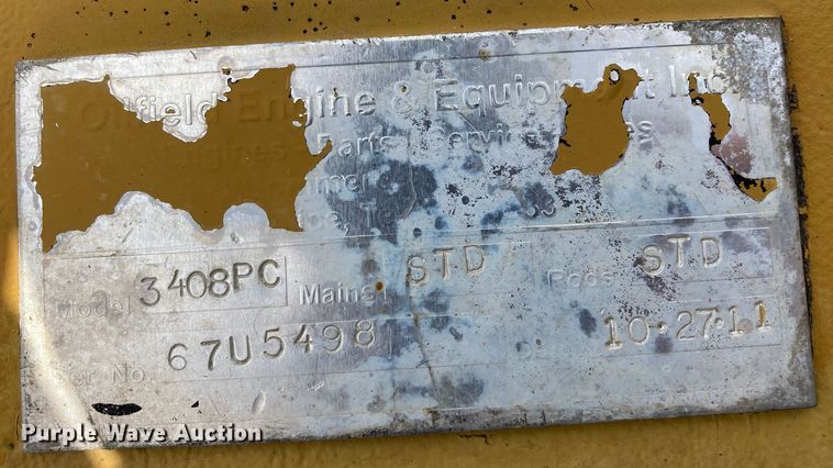 image for item HN9905 2011 Caterpillar 3408PC  power unit