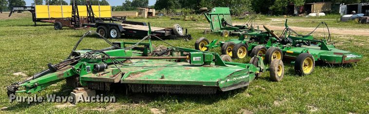 image for item II9062 (2) John Deere HX15 batwing rotary mower