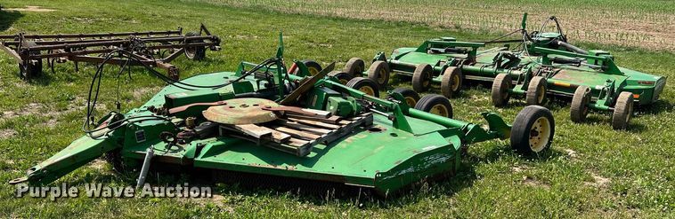image for item II9062 (2) John Deere HX15 batwing rotary mower