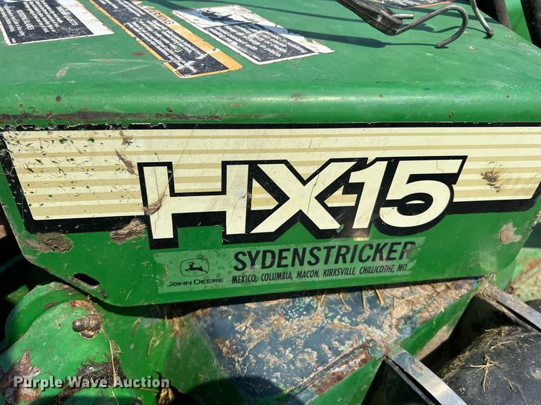 image for item II9062 (2) John Deere HX15 batwing rotary mower