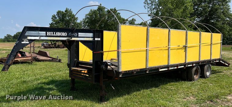 image for item II9064 2001 Hillsboro 629-TD-BT  equipment trailer