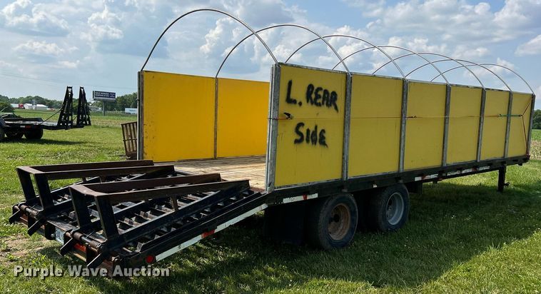 image for item II9064 2001 Hillsboro 629-TD-BT  equipment trailer