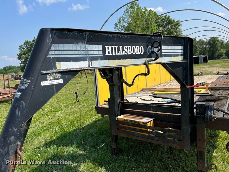 image for item II9064 2001 Hillsboro 629-TD-BT  equipment trailer
