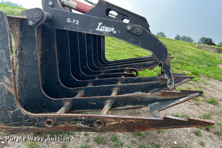image for item II9084 Lowe G72  skid steer grapple bucket
