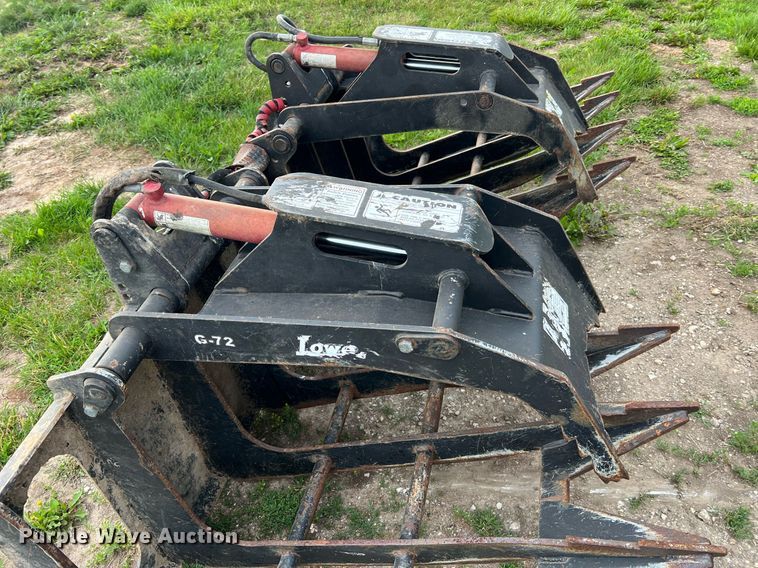 image for item II9084 Lowe G72  skid steer grapple bucket