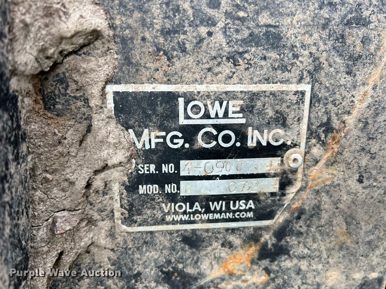 image for item II9084 Lowe G72  skid steer grapple bucket