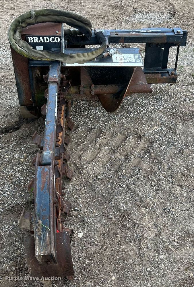 image for item II9085 Bradco 617  skid steer trencher