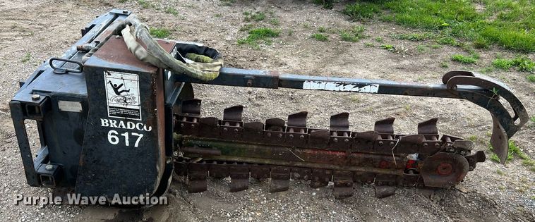 image for item II9085 Bradco 617  skid steer trencher