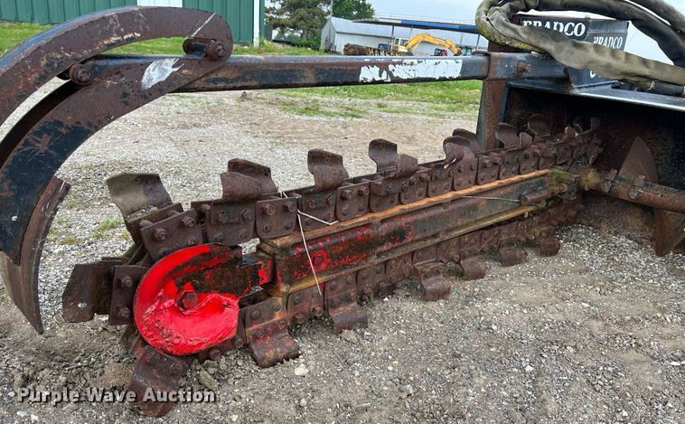 image for item II9085 Bradco 617  skid steer trencher