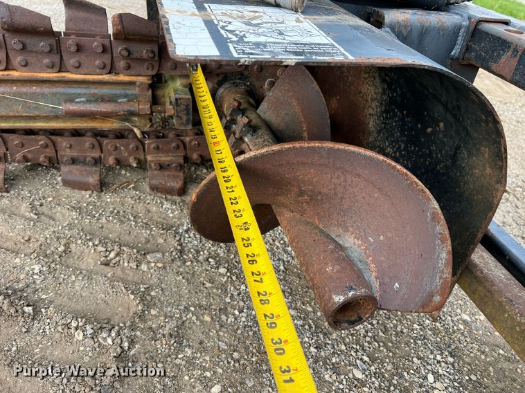 image for item II9085 Bradco 617  skid steer trencher