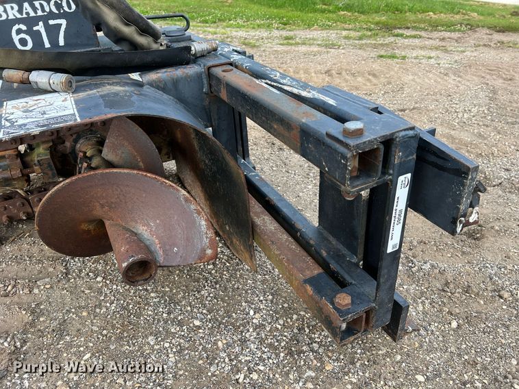 image for item II9085 Bradco 617  skid steer trencher