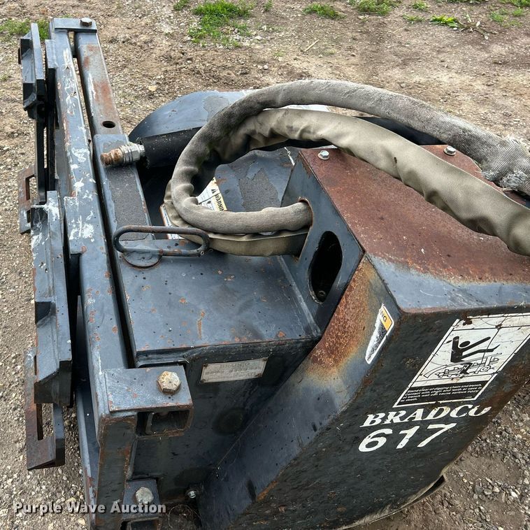 image for item II9085 Bradco 617  skid steer trencher