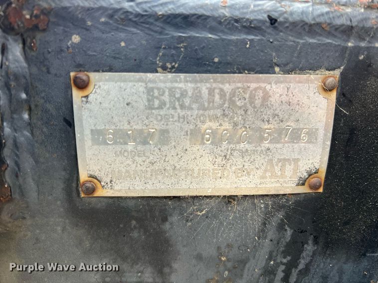 image for item II9085 Bradco 617  skid steer trencher