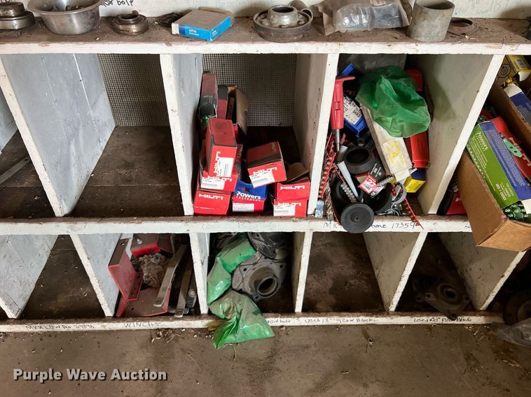 image for item II9100 (7) shelves of parts