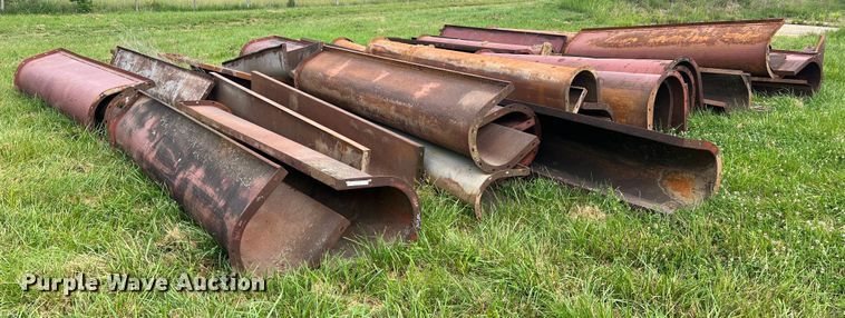 image for item II9129 Approximately 46 pieces of auger flighting