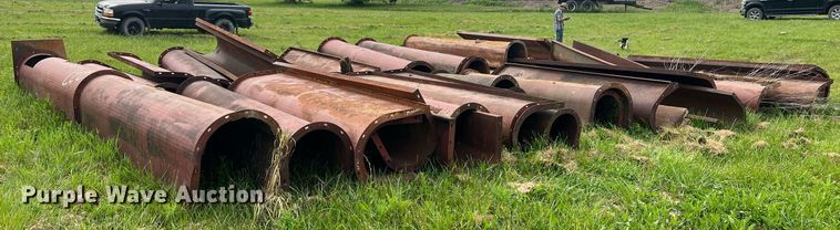 image for item II9129 Approximately 46 pieces of auger flighting