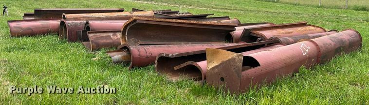 image for item II9129 Approximately 46 pieces of auger flighting