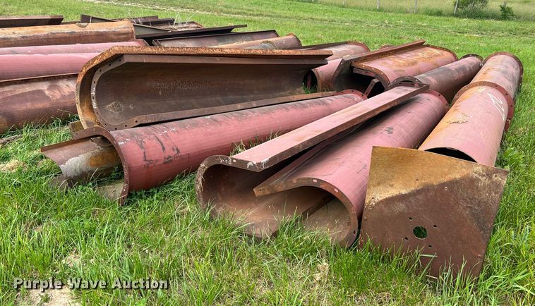 image for item II9129 Approximately 46 pieces of auger flighting