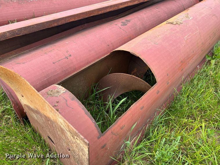 image for item II9129 Approximately 46 pieces of auger flighting