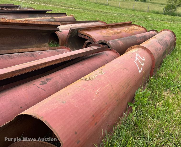 image for item II9129 Approximately 46 pieces of auger flighting