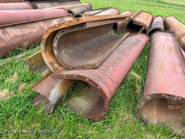 image for item II9129 Approximately 46 pieces of auger flighting