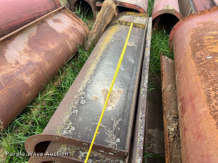 image for item II9129 Approximately 46 pieces of auger flighting