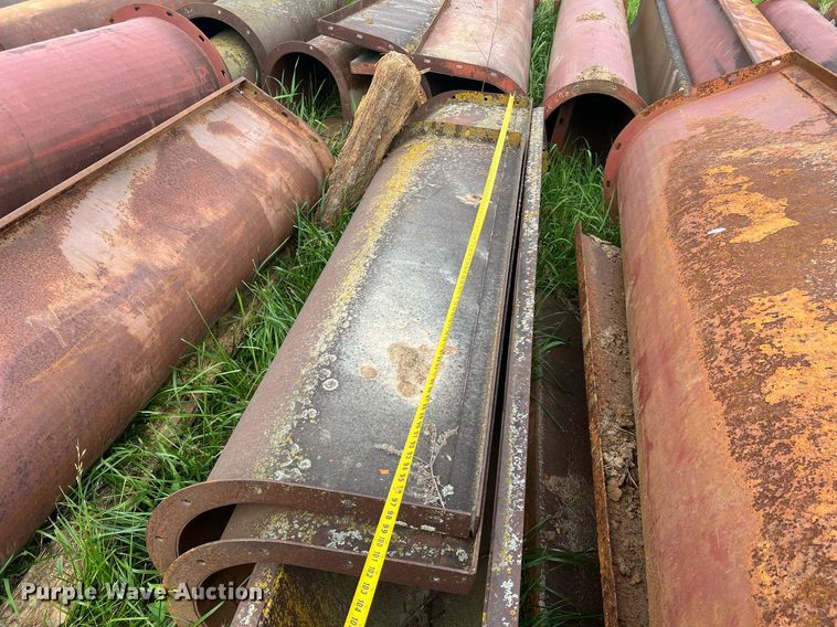 image for item II9129 Approximately 46 pieces of auger flighting