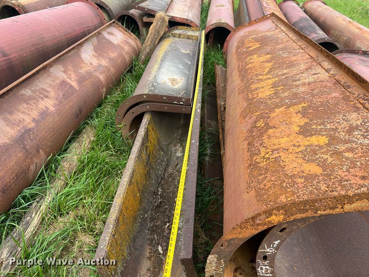 image for item II9129 Approximately 46 pieces of auger flighting