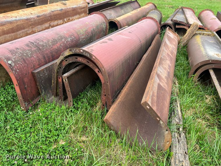 image for item II9129 Approximately 46 pieces of auger flighting