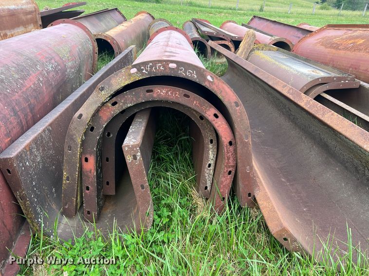 image for item II9129 Approximately 46 pieces of auger flighting