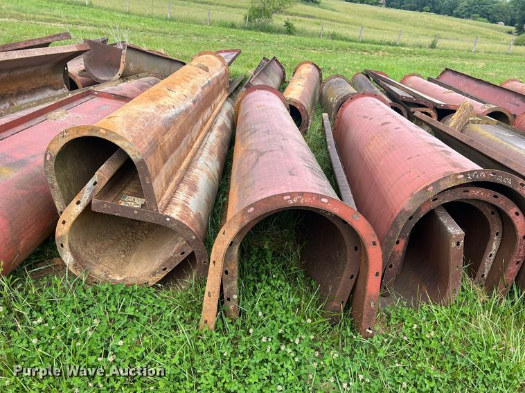 image for item II9129 Approximately 46 pieces of auger flighting