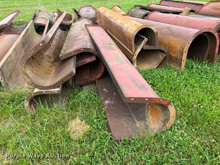 image for item II9129 Approximately 46 pieces of auger flighting