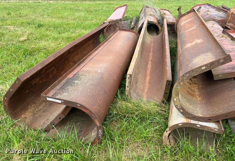 image for item II9129 Approximately 46 pieces of auger flighting