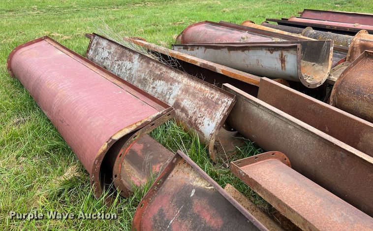 image for item II9129 Approximately 46 pieces of auger flighting