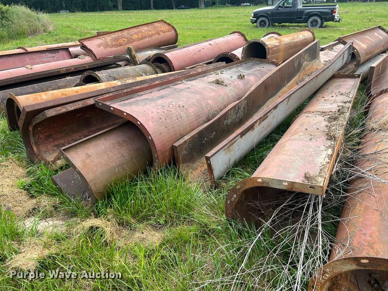 image for item II9129 Approximately 46 pieces of auger flighting