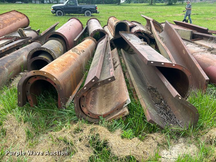 image for item II9129 Approximately 46 pieces of auger flighting